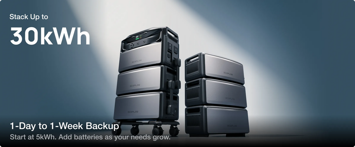 Start with 5kWh. Scale Up to 30kWh