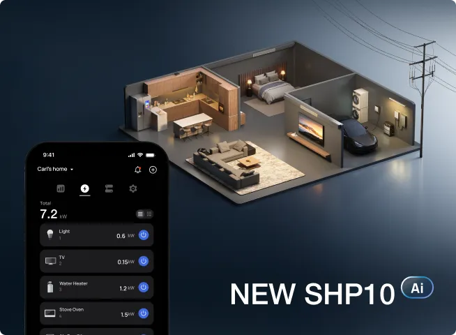 10-Circuit Smart Control. Works with Your Existing Solar