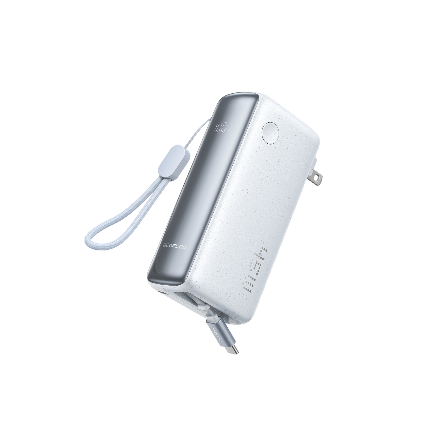 Load image into Gallery viewer, EcoFlow RAPID 3-in-1 Power Bank (10K, 45W, Retractable Cable & AC Plug)
