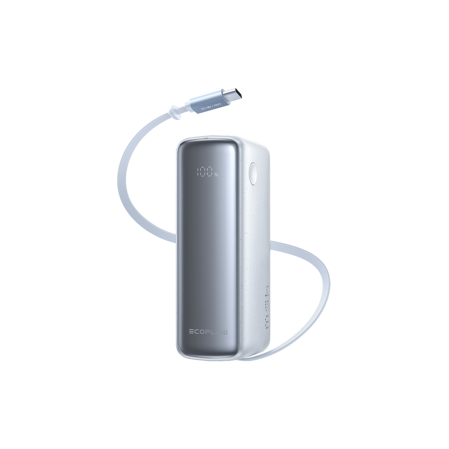 Load image into Gallery viewer, EcoFlow RAPID 3-in-1 Power Bank (10K, 45W, Retractable Cable & AC Plug)