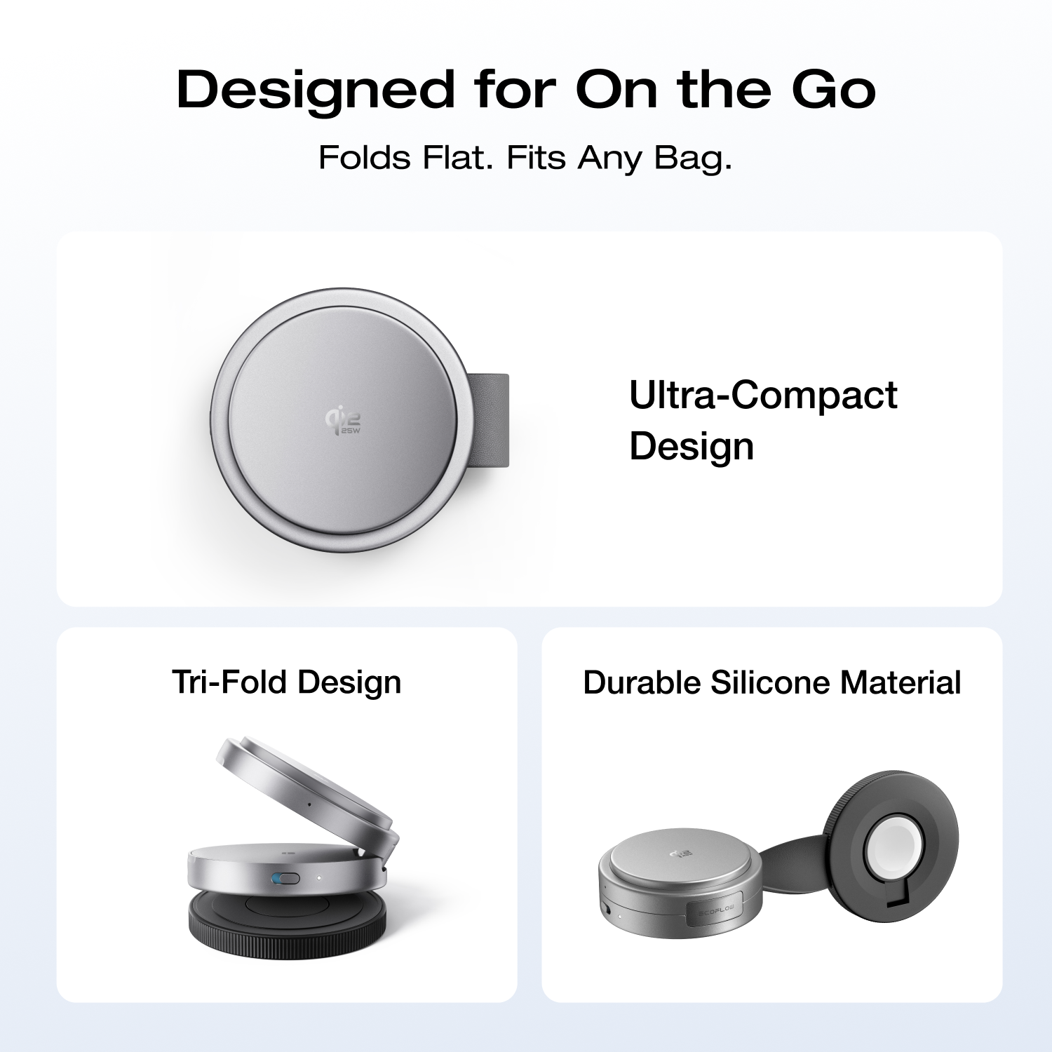 Load image into Gallery viewer, EcoFlow RAPID Mag Qi2.2 Wireless Charging Station (3-in-1 Foldable)