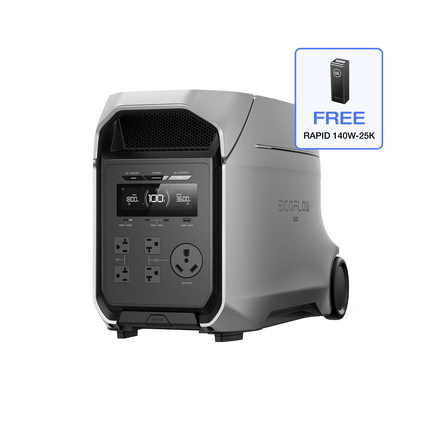 Load image into Gallery viewer, EcoFlow DELTA 3 Ultra Plus (3072Wh) Portable Power Station