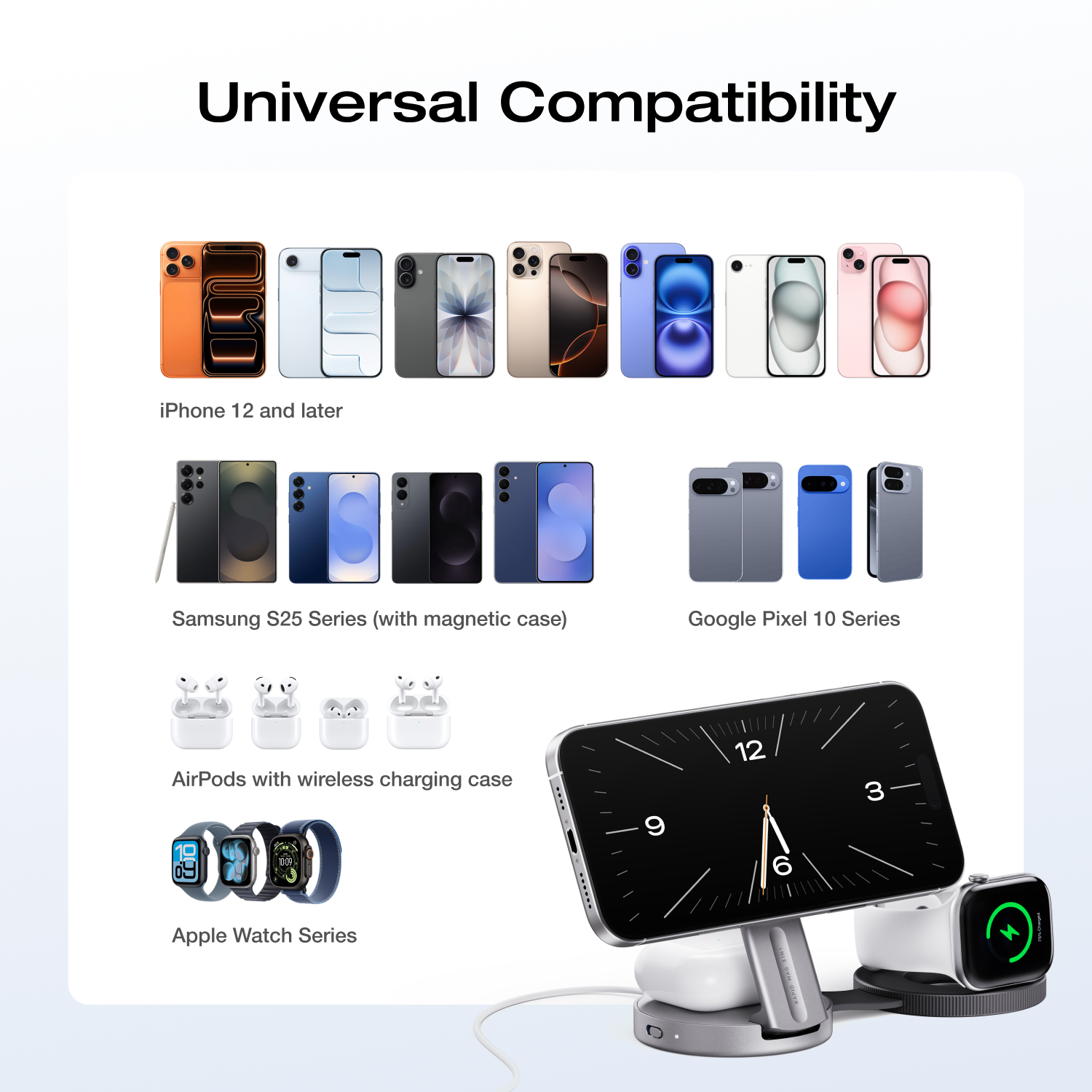 Load image into Gallery viewer, EcoFlow RAPID Mag Qi2.2 Wireless Charging Station (3-in-1 Foldable)