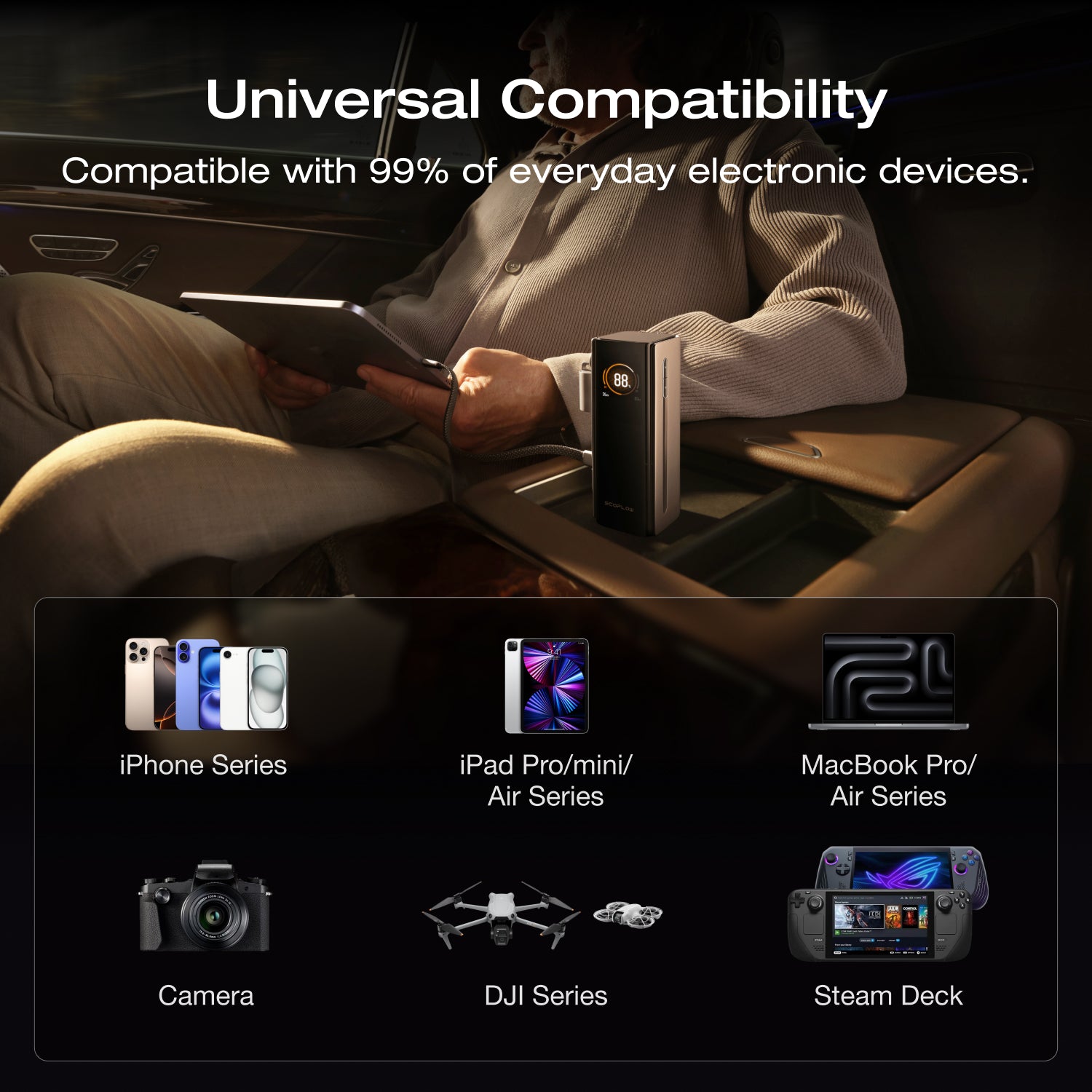 Load image into Gallery viewer, EcoFlow RAPID Pro 3-in-1 Power Bank (10,000mAh, 67W)