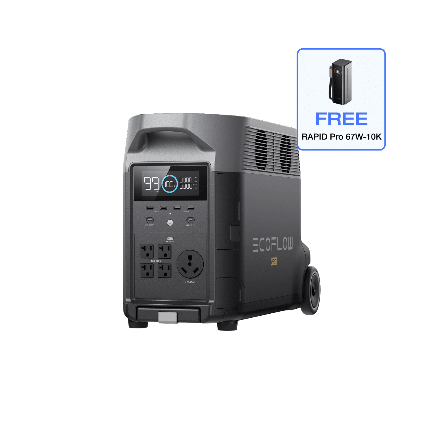Load image into Gallery viewer, EcoFlow DELTA Pro Portable Power Station