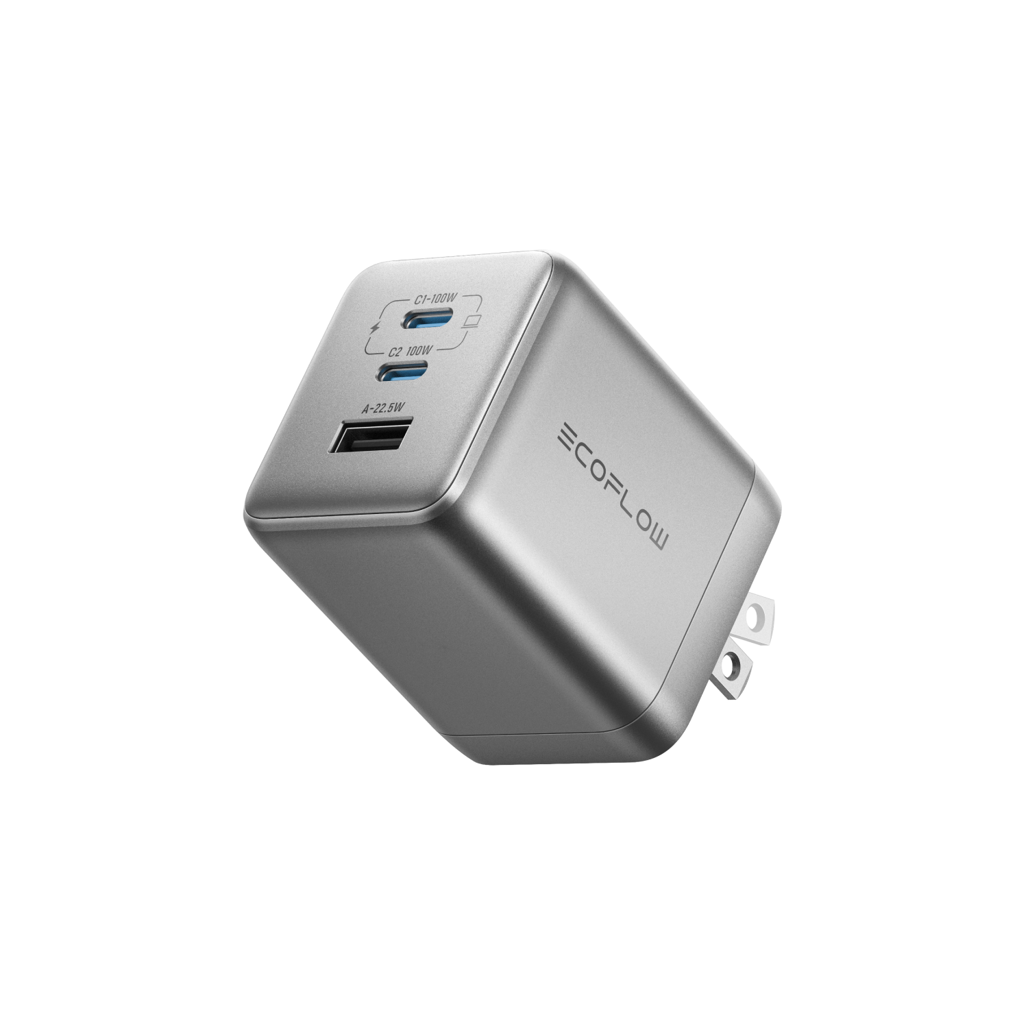 EcoFlow RAPID Pro Charger (100W, 3 Ports, GaN)