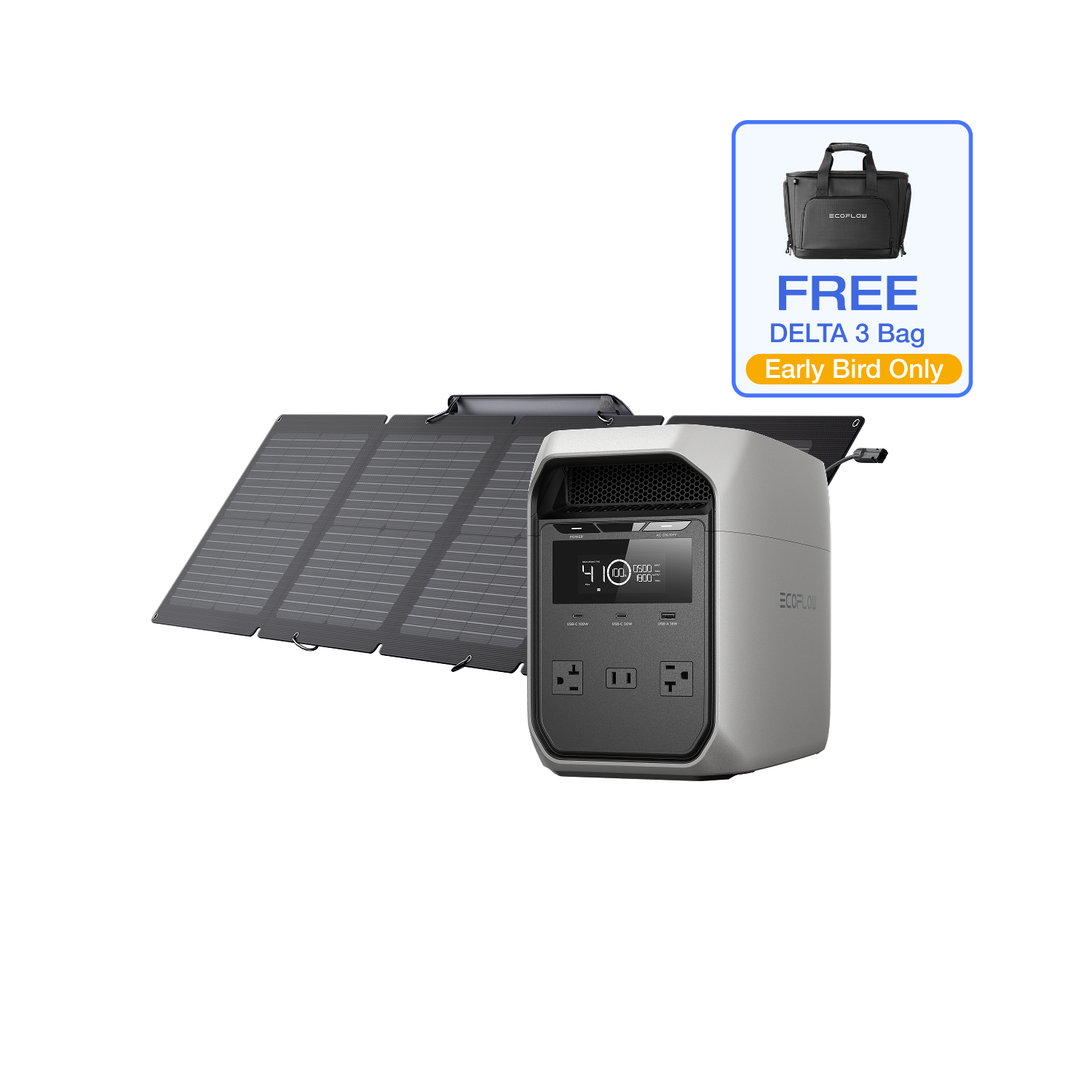 Load image into Gallery viewer, EcoFlow DELTA 3 Classic Portable Power Station (1024Wh)