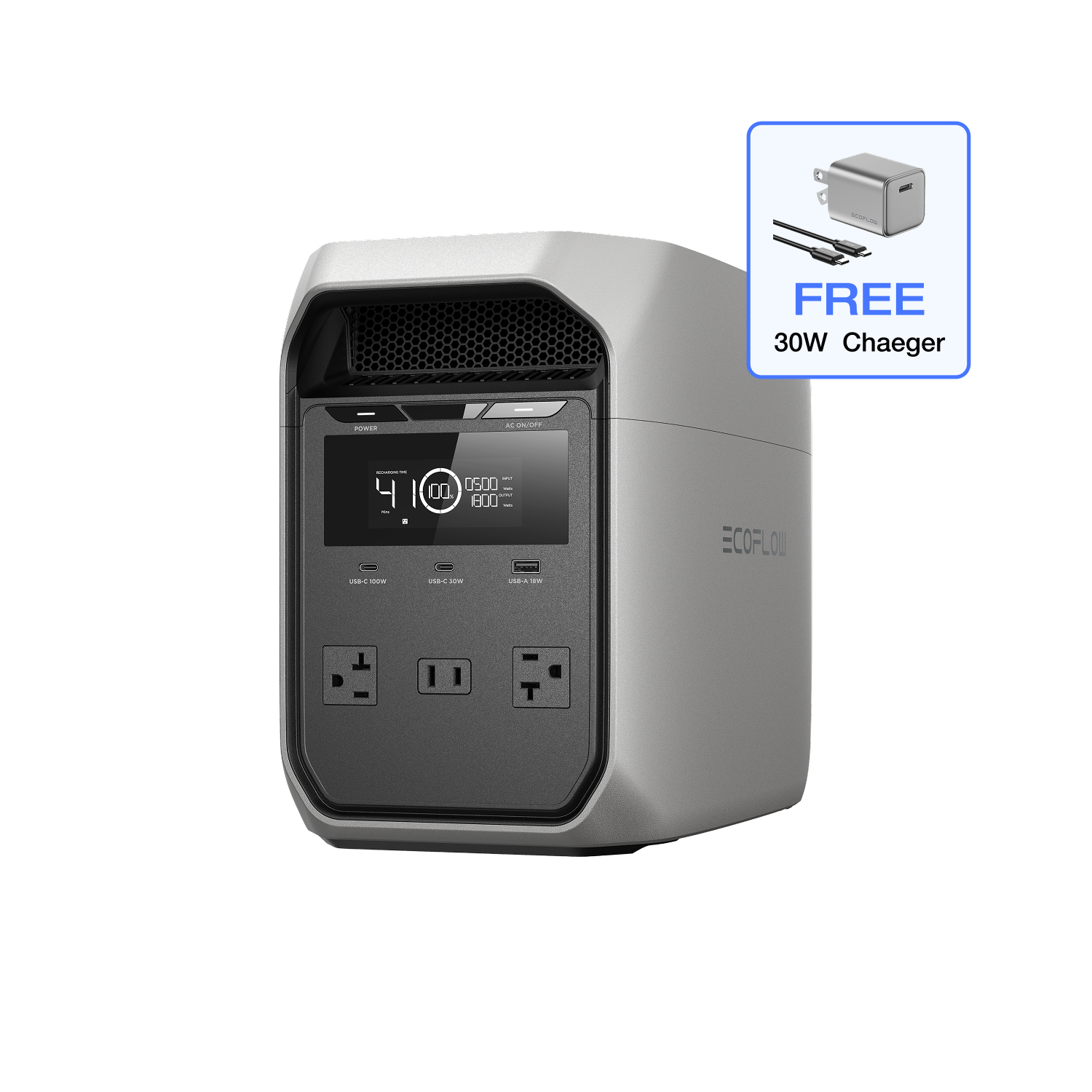 Load image into Gallery viewer, EcoFlow DELTA 3 Classic Portable Power Station (1024Wh)