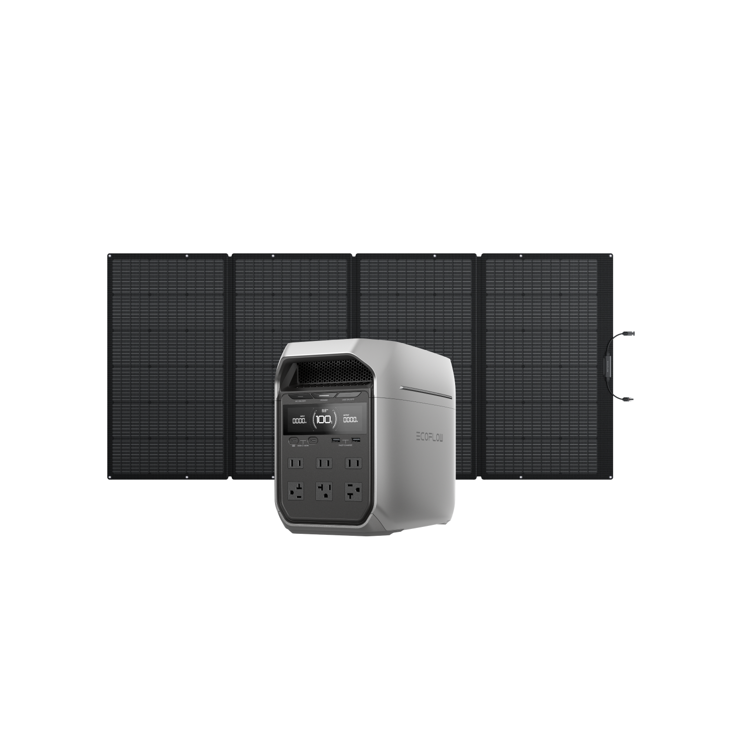 Load image into Gallery viewer, EcoFlow DELTA 3 Series Solar Generator (PV400W)