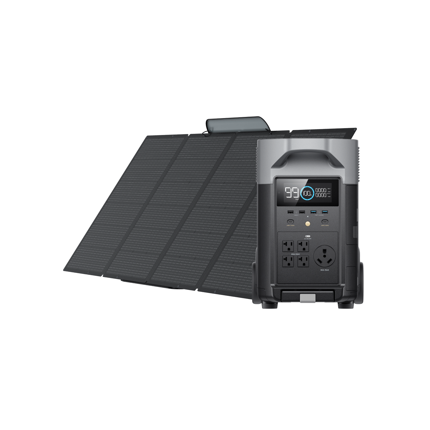 Load image into Gallery viewer, EcoFlow DELTA Pro Solar Generator (PV400W)