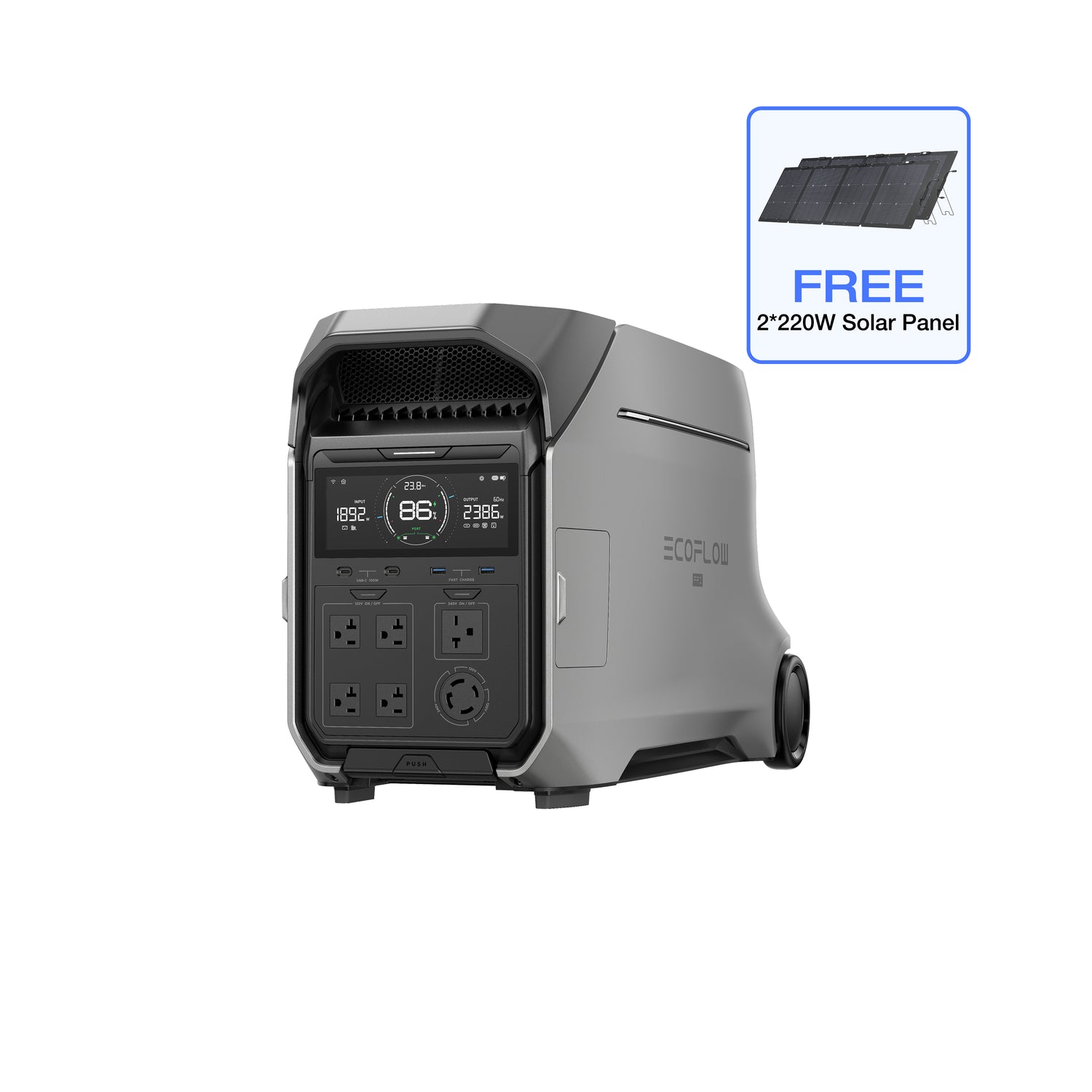 Load image into Gallery viewer, EcoFlow DELTA Pro 3 Portable Power Station (UL9540 Certificated)