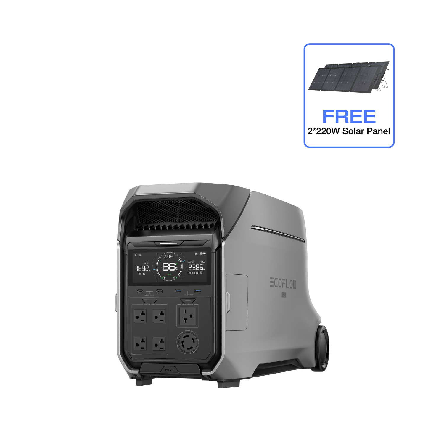 Load image into Gallery viewer, EcoFlow DELTA Pro 3 Portable Power Station (UL9540 Certificated)