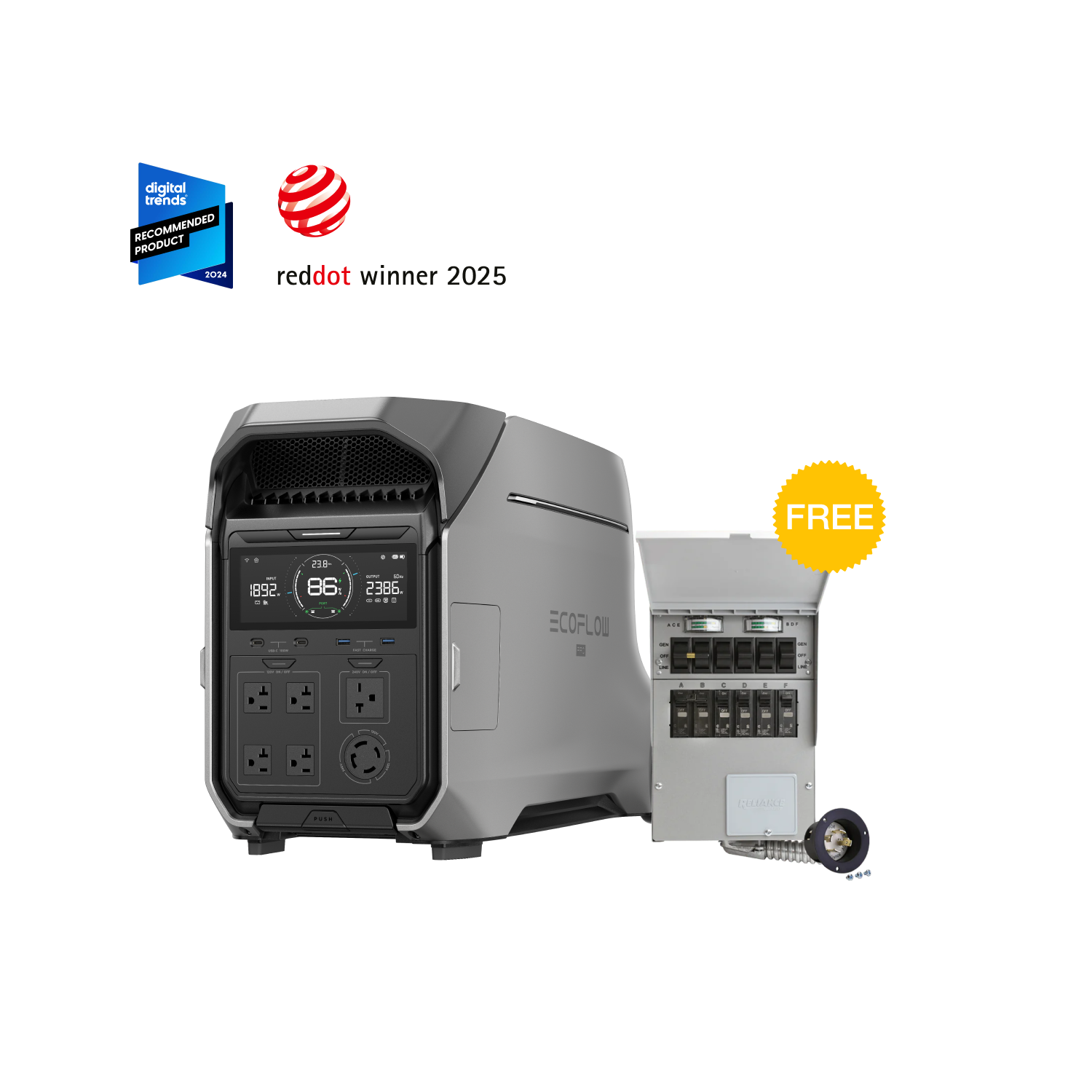 Load image into Gallery viewer, EcoFlow DELTA Pro 3 Portable Power Station