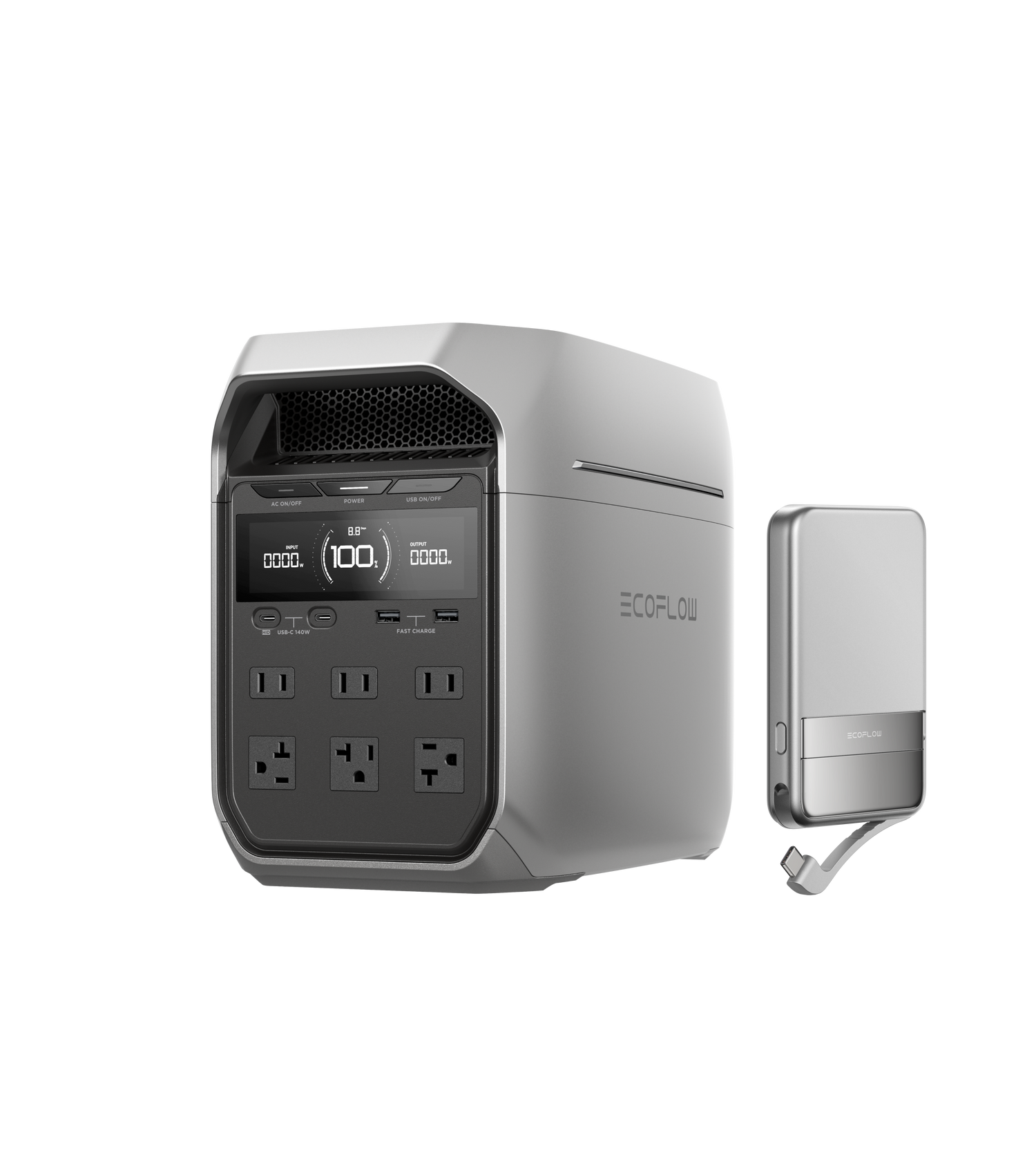 Load image into Gallery viewer, EcoFlow DELTA 3 Plus + RAPID Magnetic Power Bank (5000mAh) - Members' Only