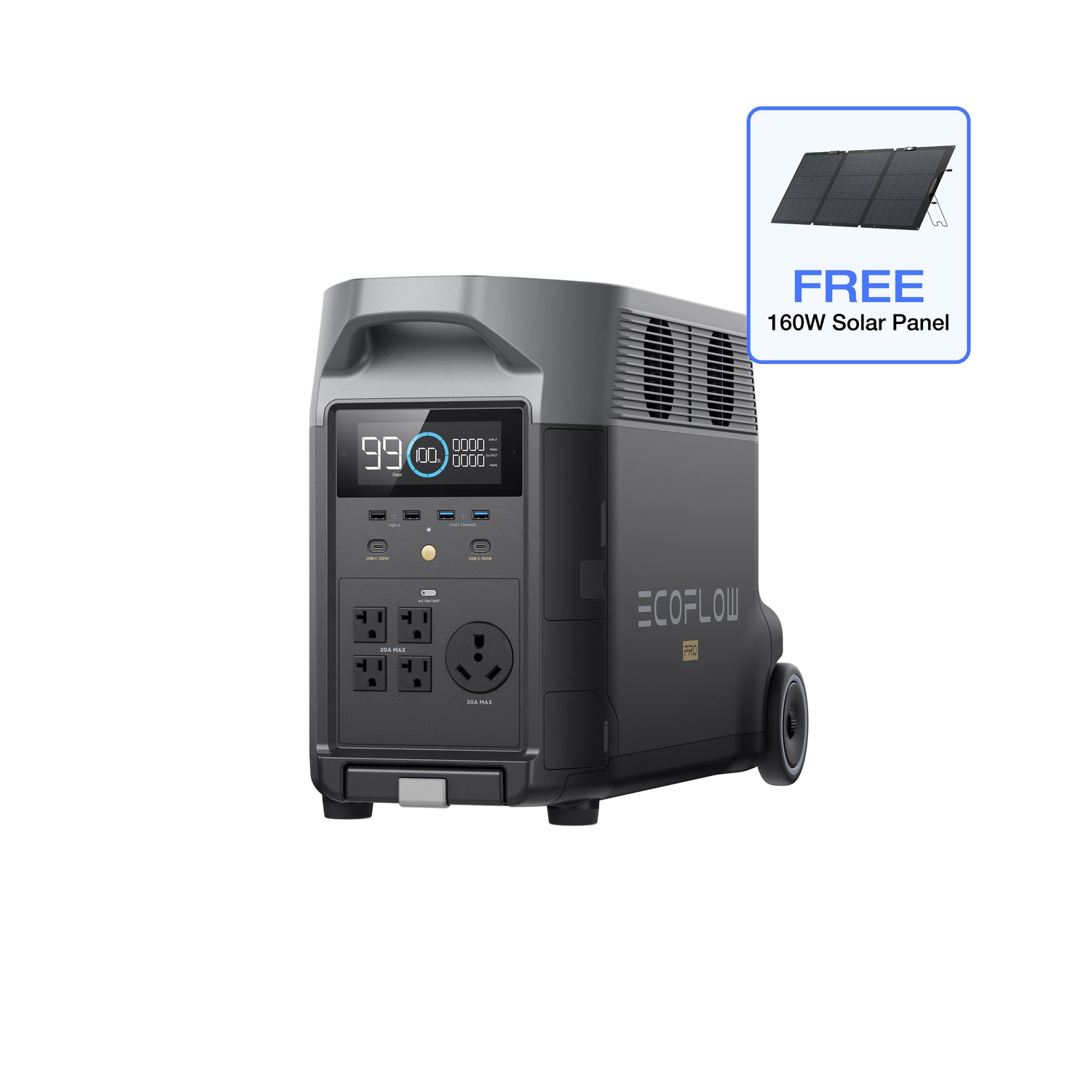 Load image into Gallery viewer, EcoFlow DELTA Pro Portable Power Station