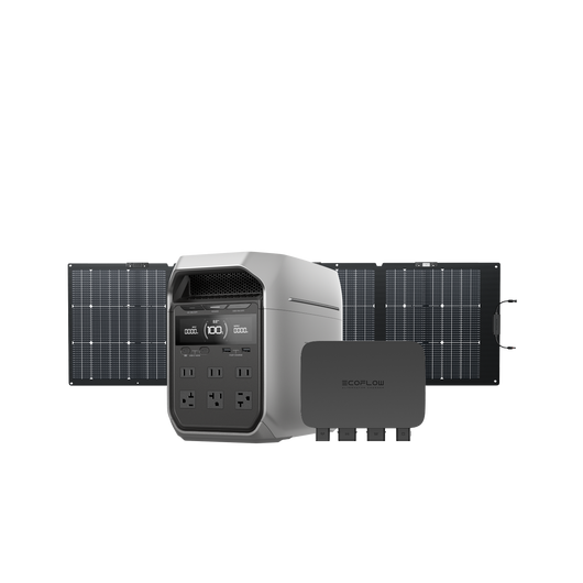 EcoFlow DELTA 3 Plus + 220W Solar Panel + 800W Alternator Charger
