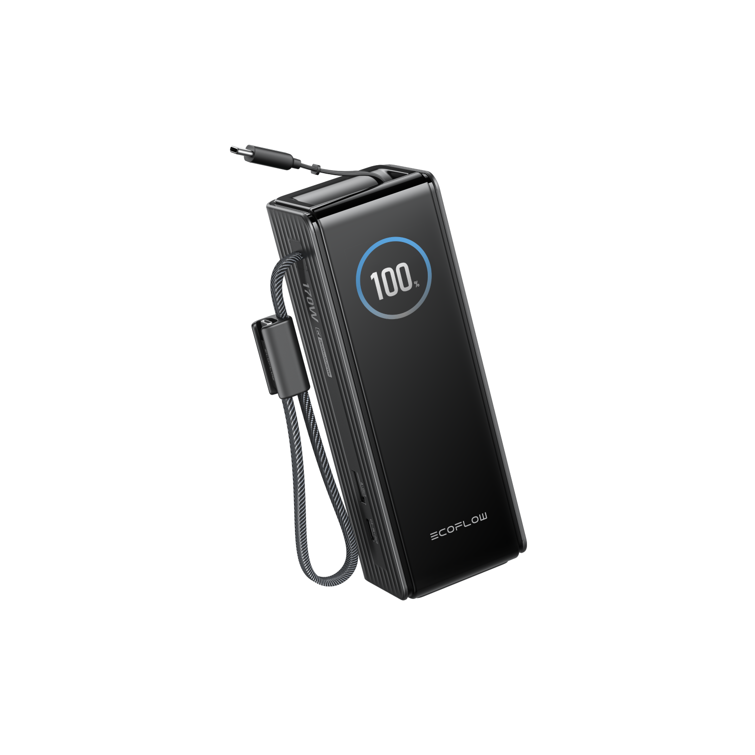 Load image into Gallery viewer, EcoFlow RAPID Power Bank (25,000mAh, 170W, 100W Built-In and Retractable Cables)