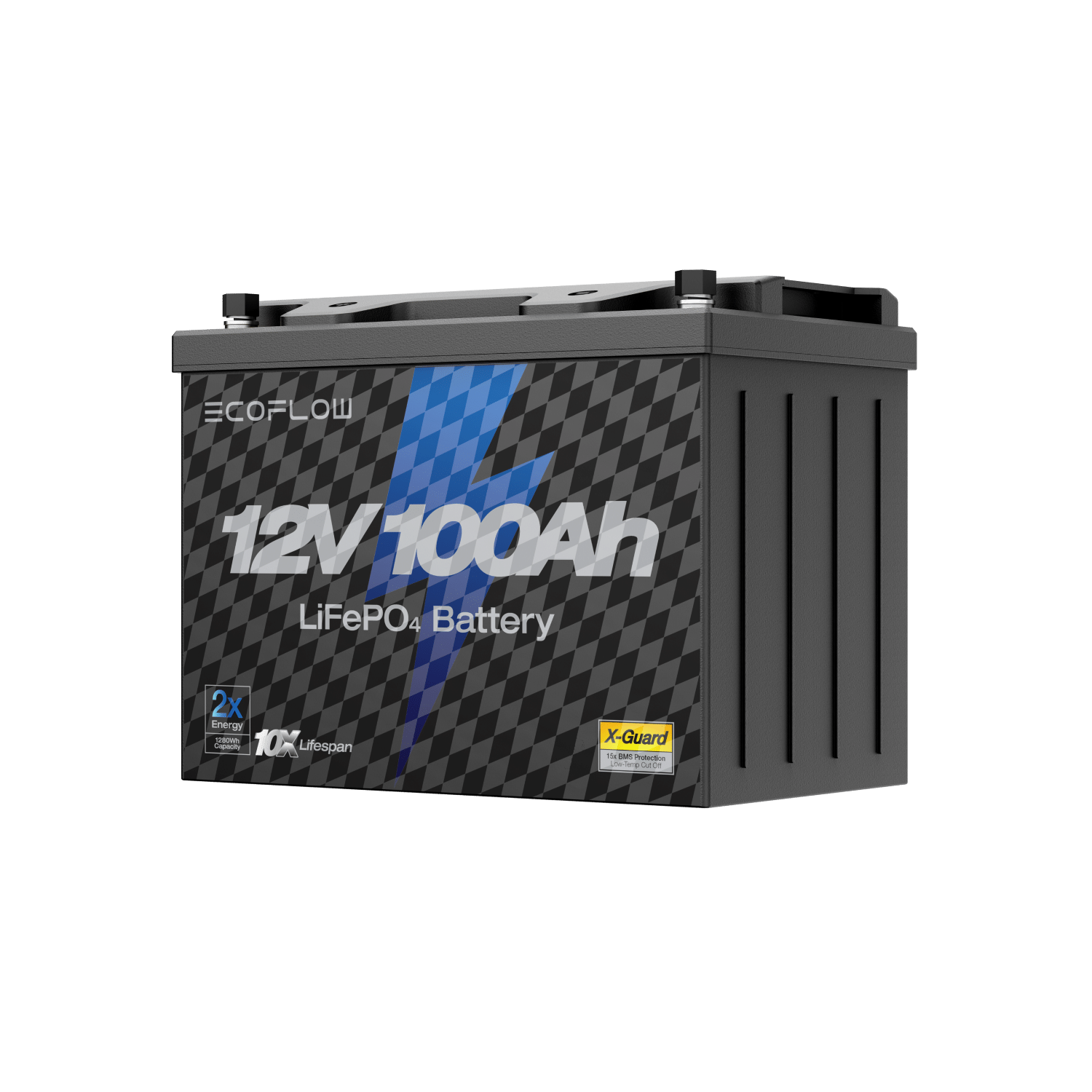Load image into Gallery viewer, EcoFlow Lithium 12V 100Ah Deep Cycle LiFePO4 Battery