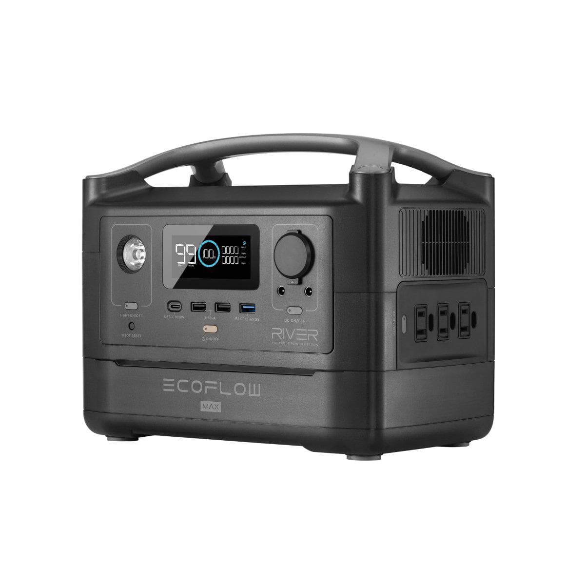 Load image into Gallery viewer, EcoFlow 1 EcoFlow RIVER Max + 220W Solar Panel