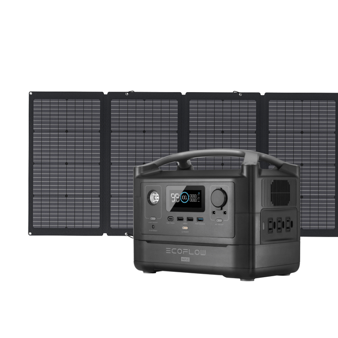 EcoFlow 1 EcoFlow RIVER Max + 220W Solar Panel