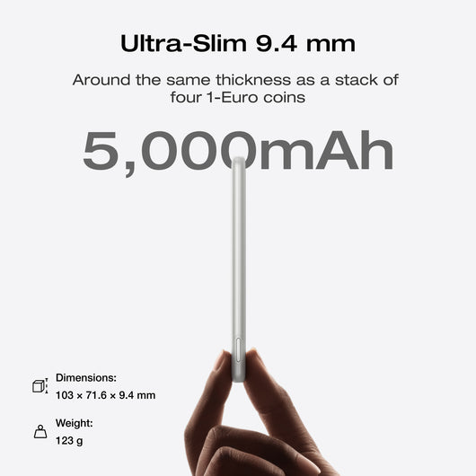 EcoFlow RAPID Mag Power Bank (5,000mAh, 7.5W, Magnetic Charging)