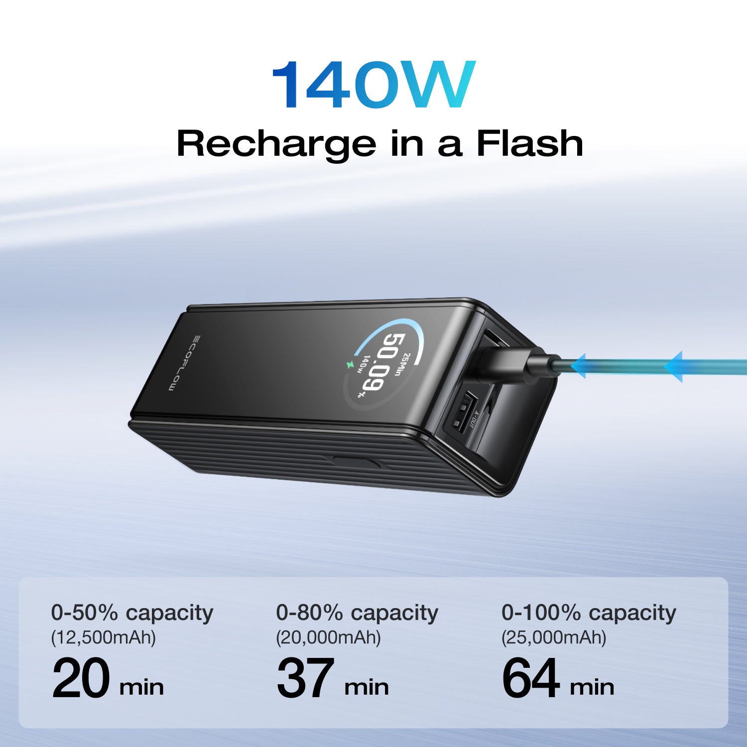 Load image into Gallery viewer, EcoFlow RAPID Power Bank (25,000mAh, 170W)
