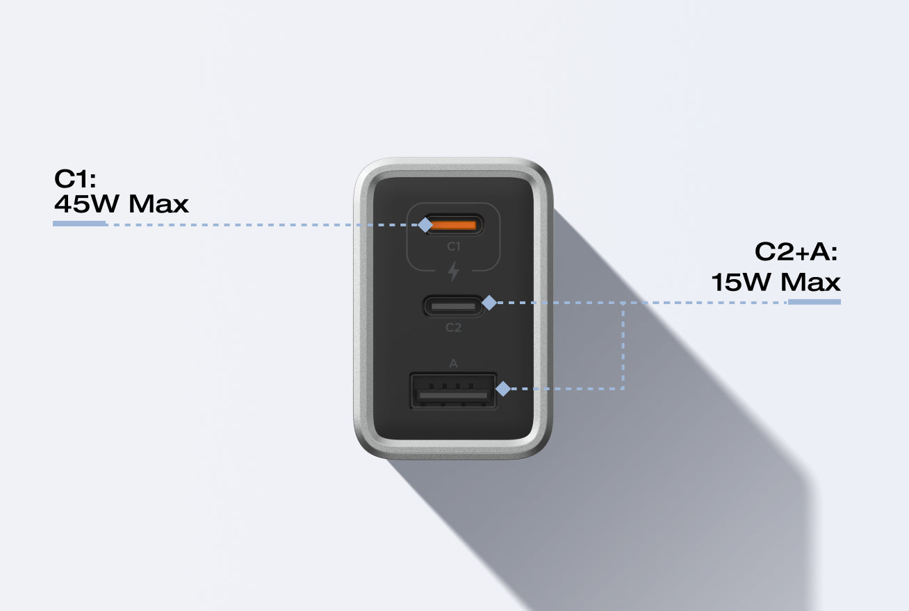 Three-Port Charging