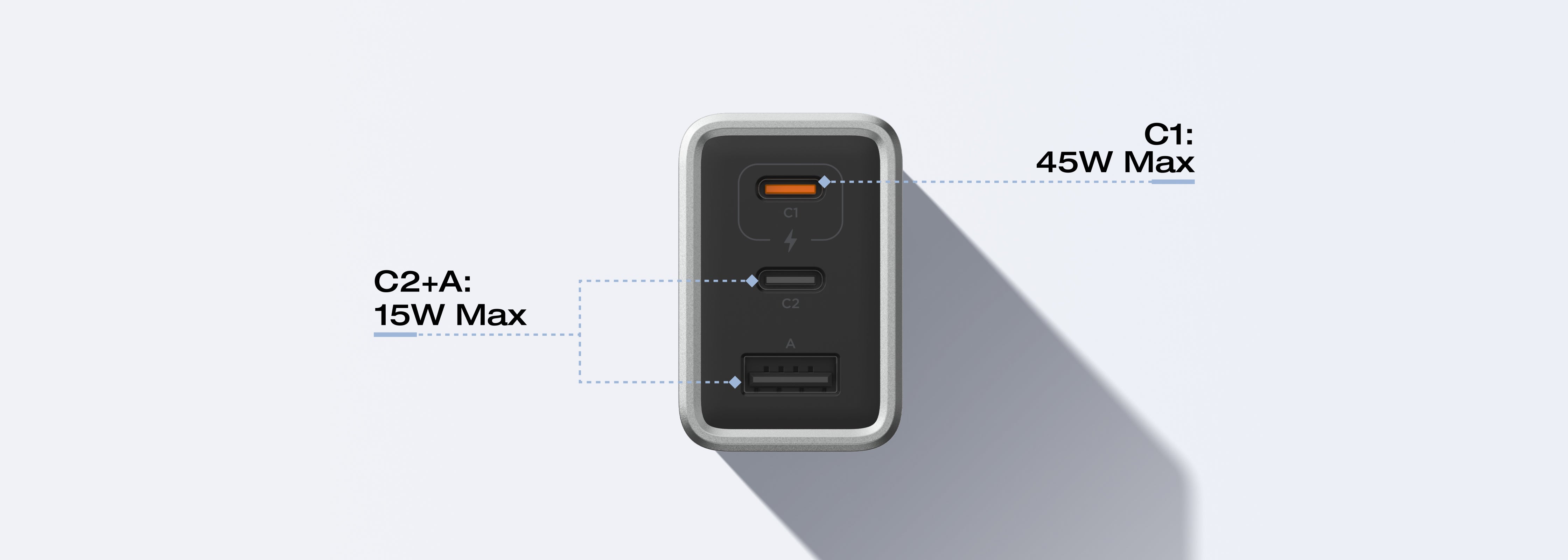 Three-Port Charging