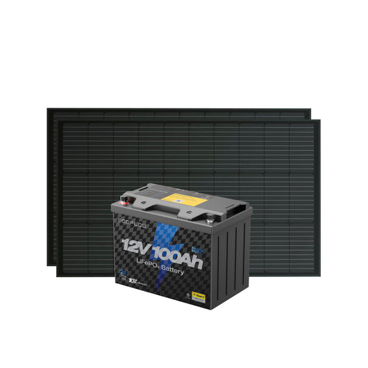 Batterie de moteur de pêche à la traîne EcoFlow Lithium 12 V 100 Ah à décharge profonde 