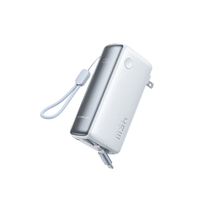 EcoFlow RAPID 3-in-1 Power Bank (10K, 45W, Retractable Cable & AC Plug)