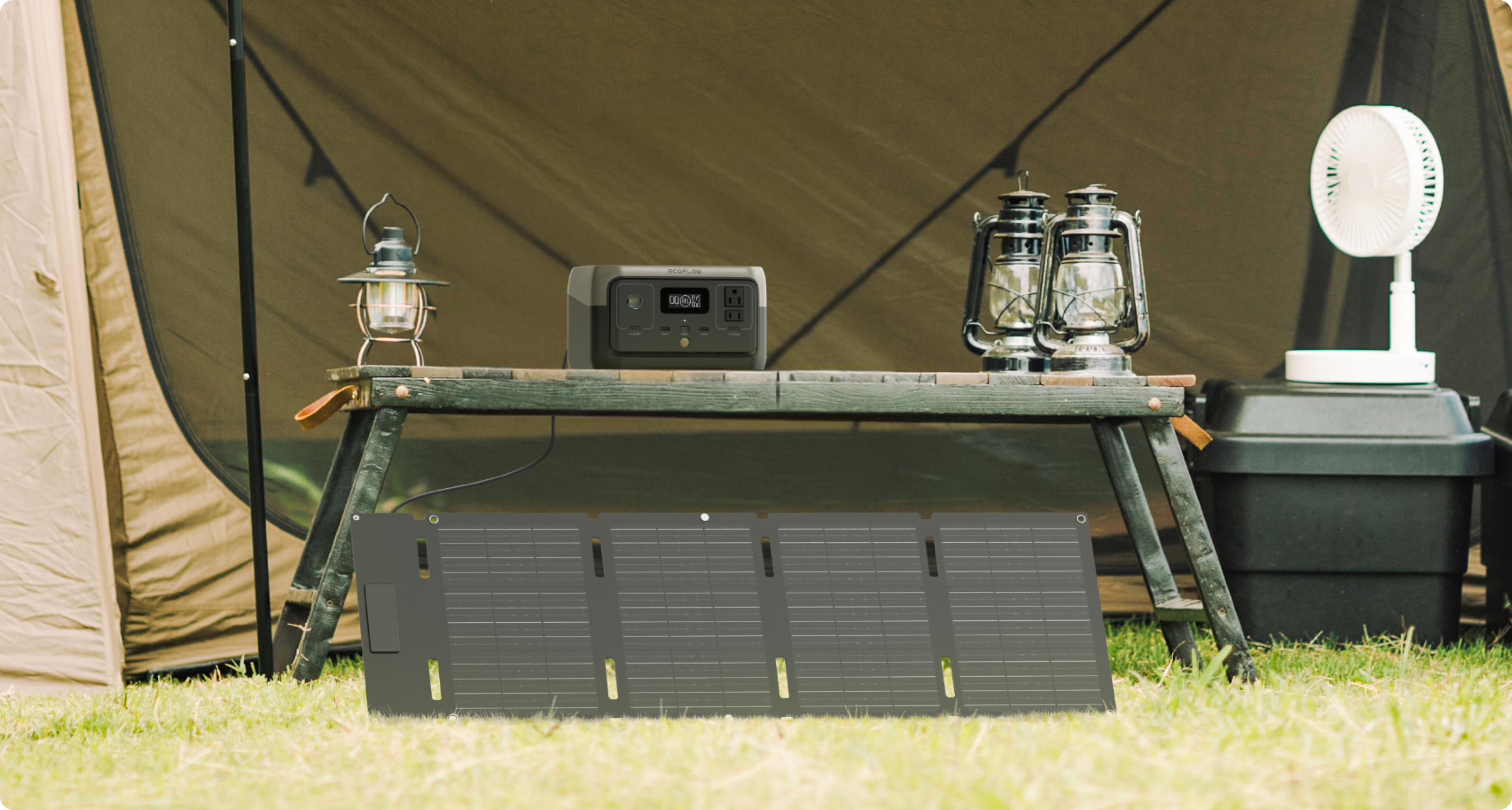 Ideal solar power source for RIVER 2 Series