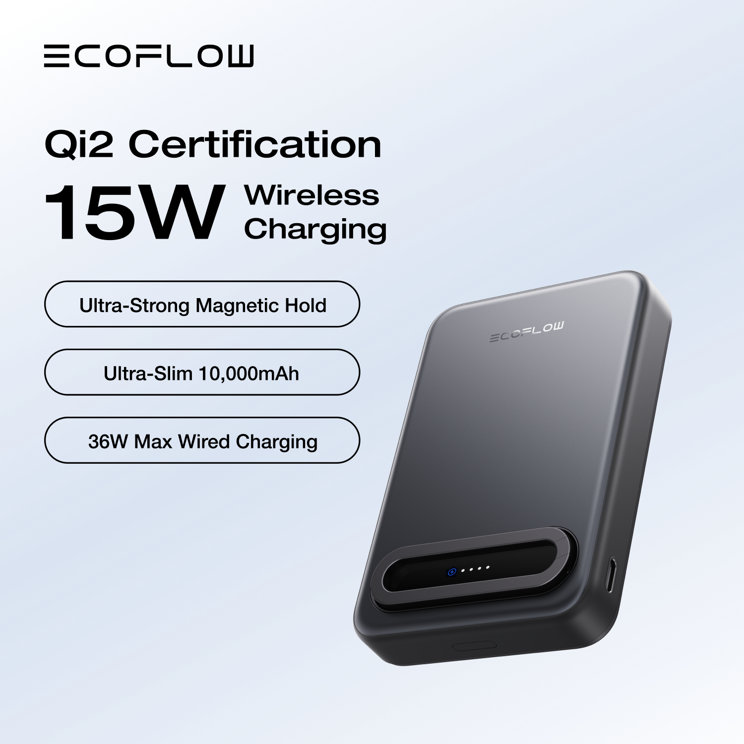 Load image into Gallery viewer, EcoFlow RAPID Mag Qi2 Magnetic Power Bank (10,000mAh, 15W)
