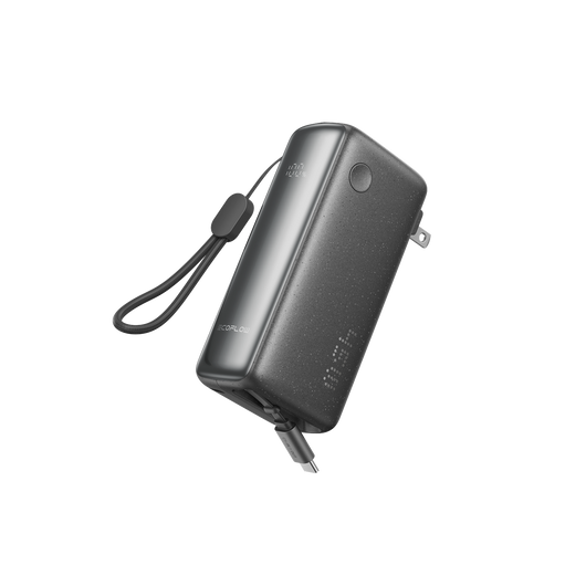 EcoFlow RAPID 3-in-1 Power Bank (10K, 45W, Retractable Cable & AC Plug)