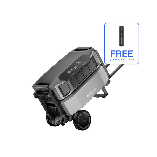 EcoFlow DELTA Pro Ultra + Chariot DELTA Pro Ultra + Lampe de camping multifonction (Gratuit)