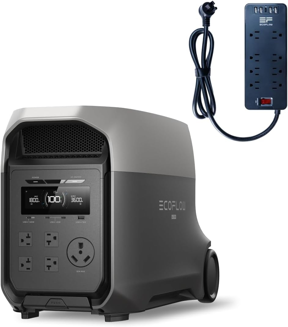 Load image into Gallery viewer, EF EcoFlow DELTA 3 Ultra Portable Power Station with Power Strip
