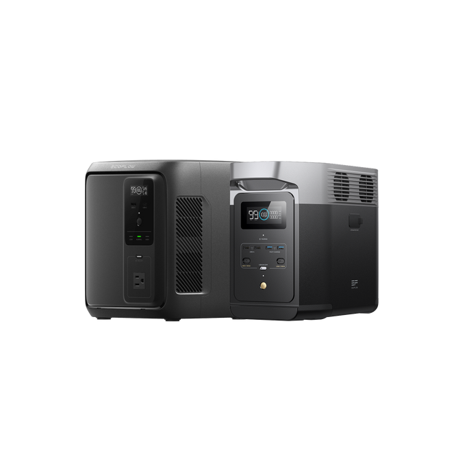 EcoFlow DELTA 2 + DELTA 3 1000 Air (10ms UPS) Portable Power Station - Flash Sale