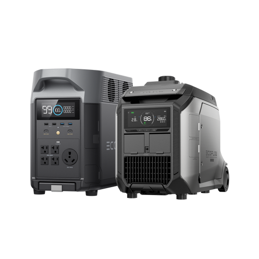 EcoFlow DELTA Pro + Smart Generator 4000 (Dual Fuel) - Flash Sale