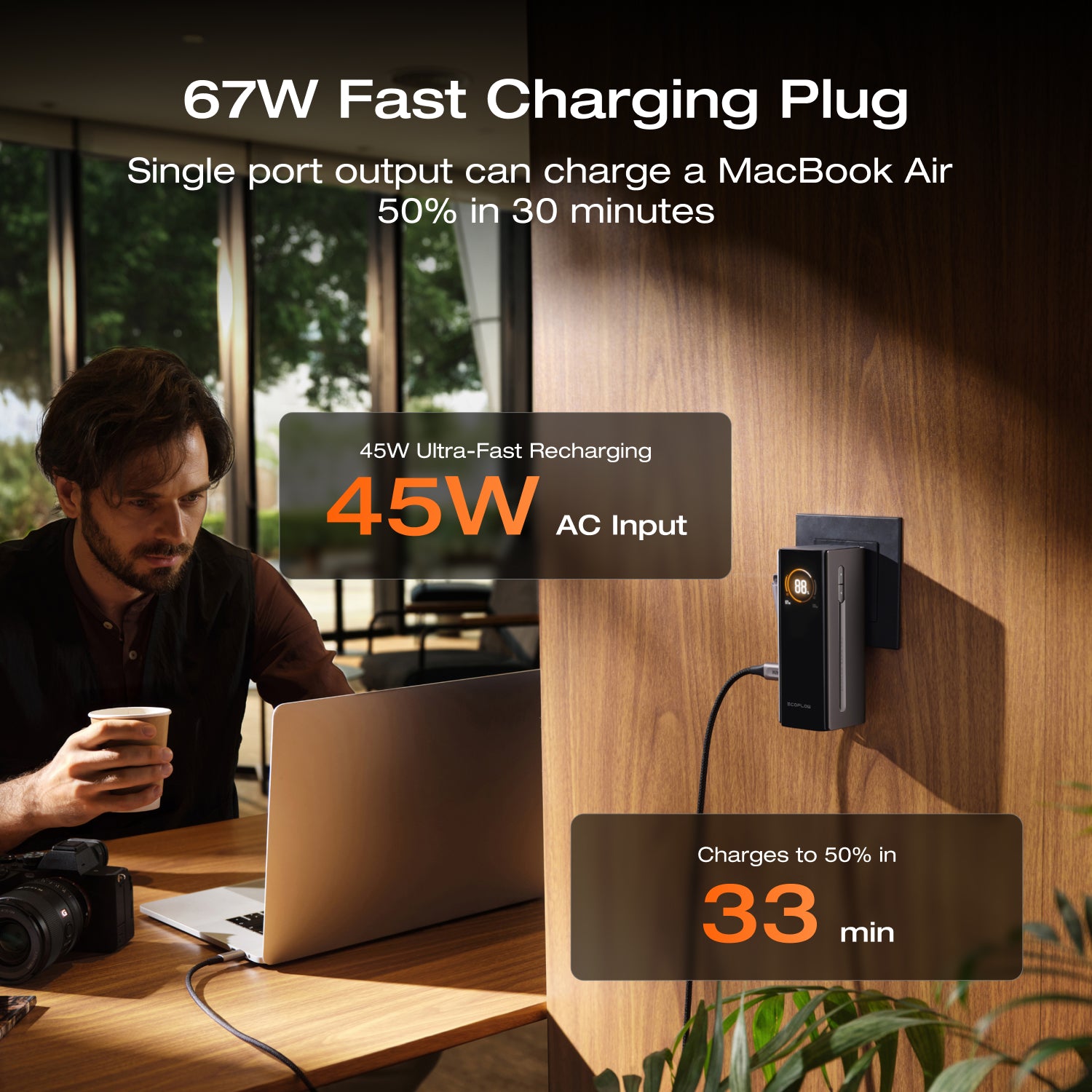 Load image into Gallery viewer, EcoFlow RAPID Pro 3-in-1 Power Bank (10,000mAh, 67W)
