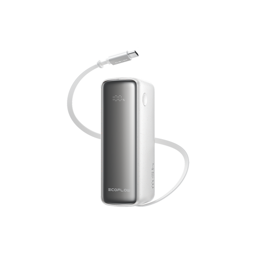 EcoFlow RAPID 3-in-1 Power Bank (10K, 45W, Retractable Cable & AC Plug)