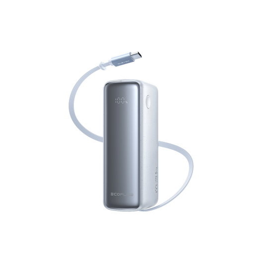 EcoFlow RAPID 3-in-1 Power Bank (10K, 45W, Retractable Cable & AC Plug)