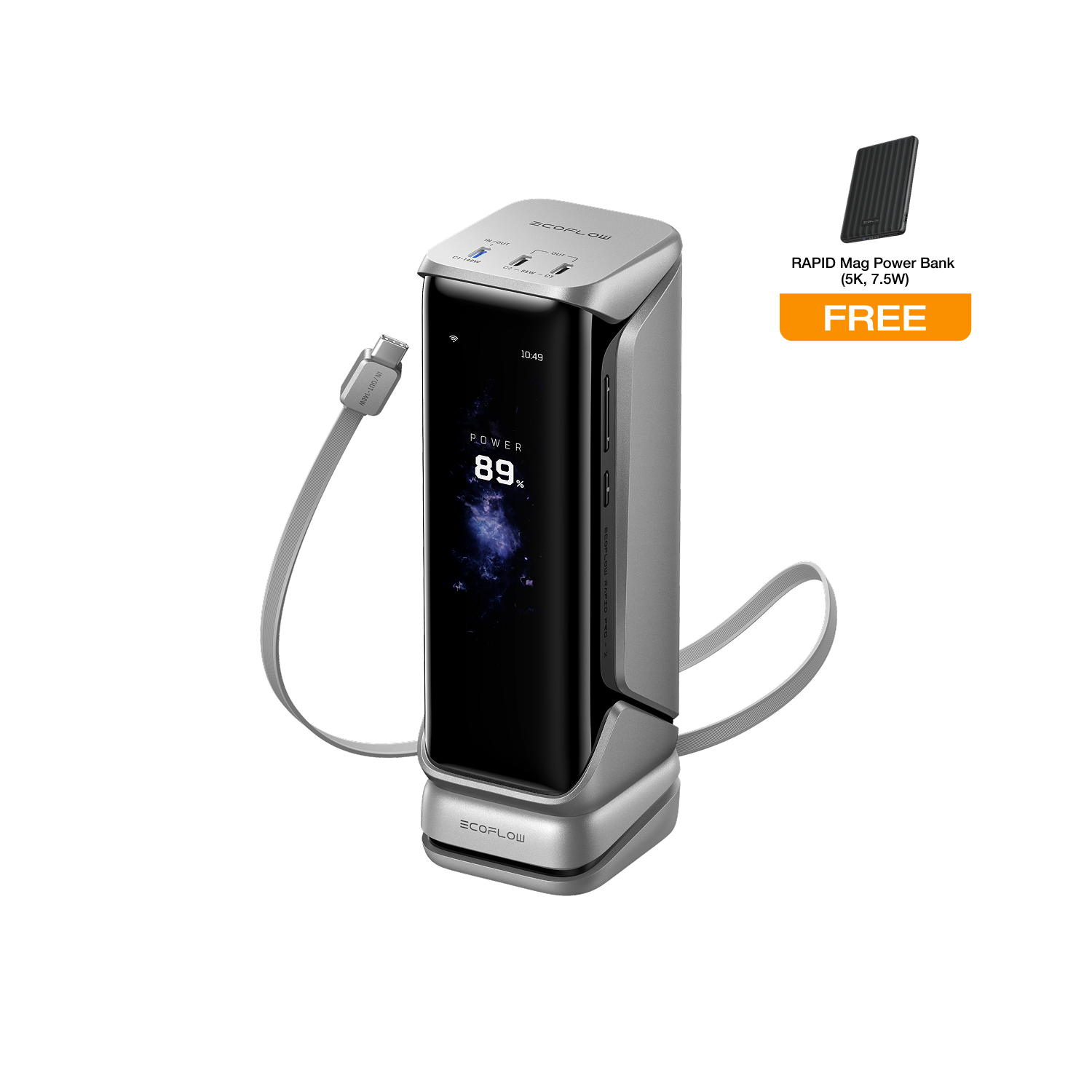 EcoFlow RAPID Pro X Power Bank (27,650mAh, 300W)