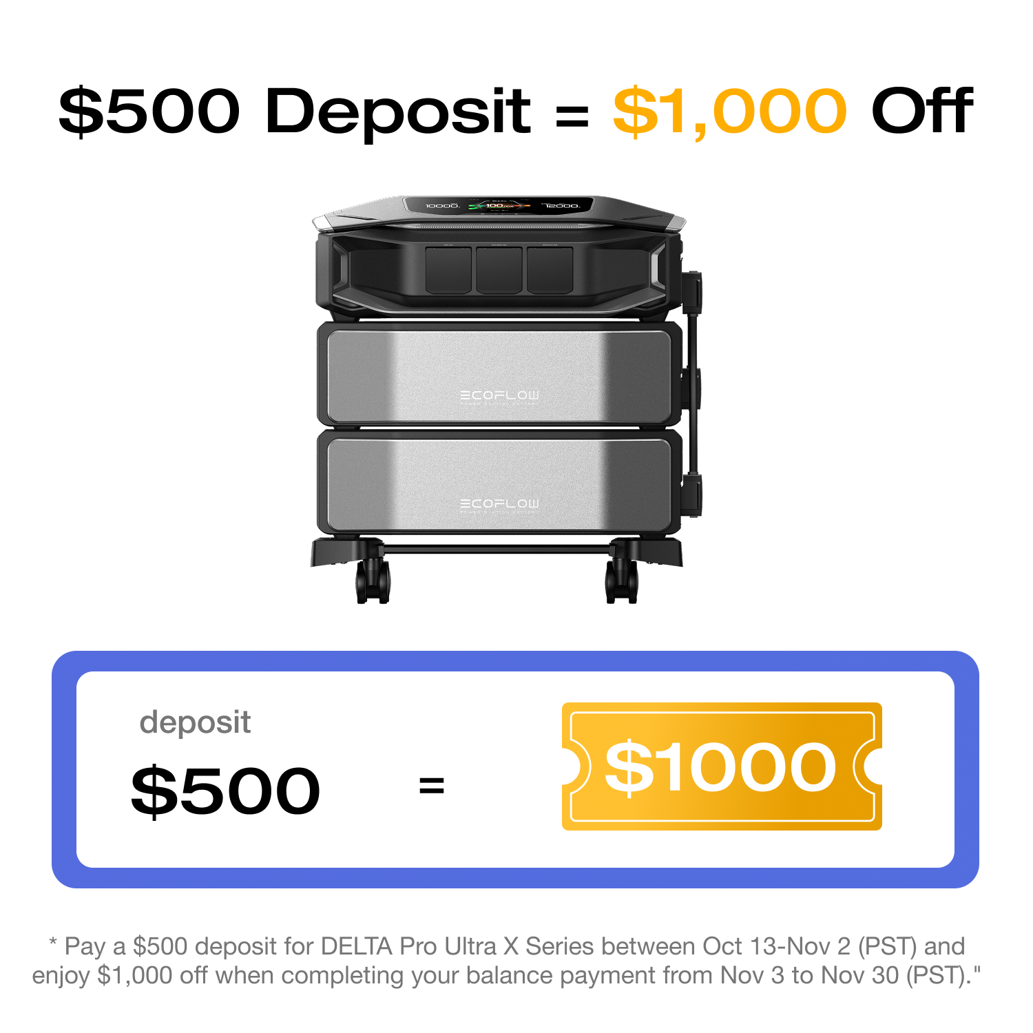 Load image into Gallery viewer, EcoFlow DELTA Pro Ultra X Whole-Home Backup Power
