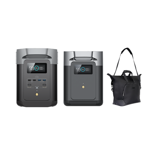 EcoFlow DELTA 2 + Smart Extra Battery + DELTA 2 Handbag - Black Friday Special