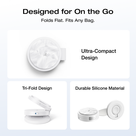 EcoFlow RAPID Mag Qi2.2 Wireless Charging Station (3-in-1 Foldable)