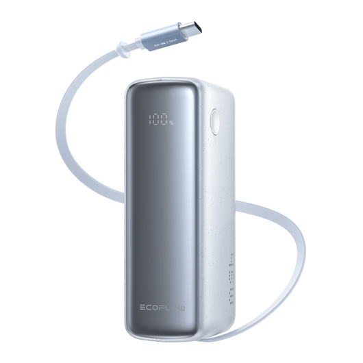 EcoFlow RAPID 3-in-1 Power Bank (10K, 45W, Retractable Cable & AC Plug)