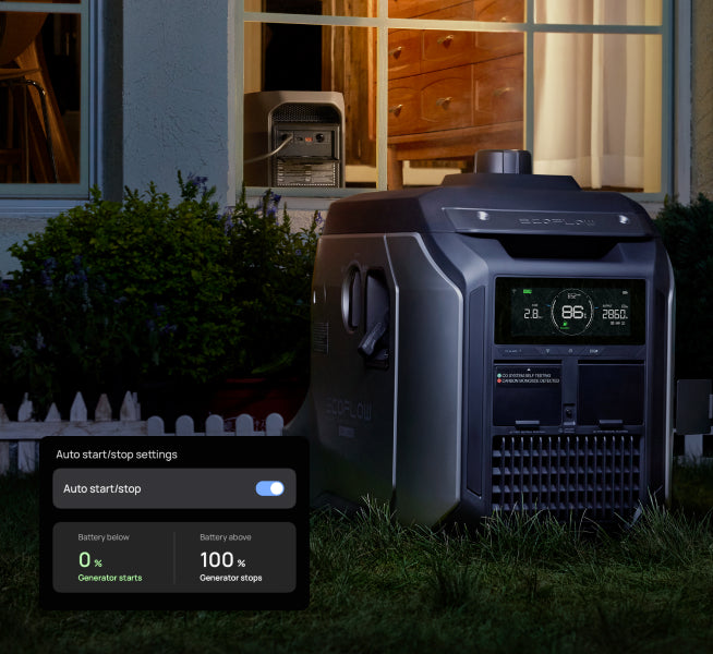 Recharge à partir d'un générateur