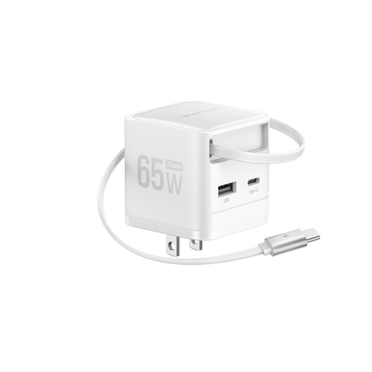 EcoFlow RAPID Charger (65W, Retractable Cable, GaN)