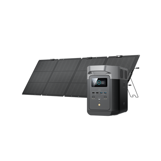 EcoFlow DELTA 2 + NextGen 220W Portable Solar Panel - Members' Only