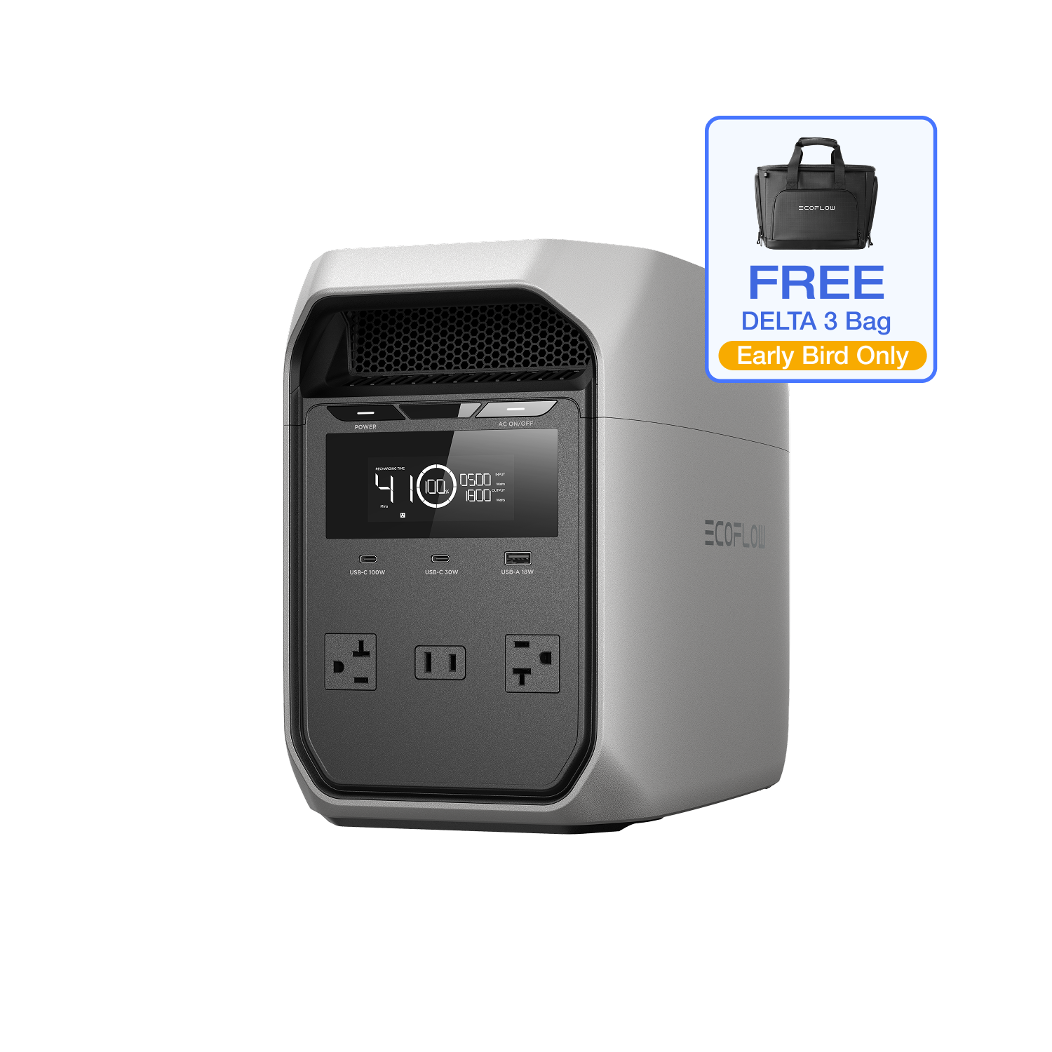 EcoFlow DELTA 3 Classic Portable Power Station