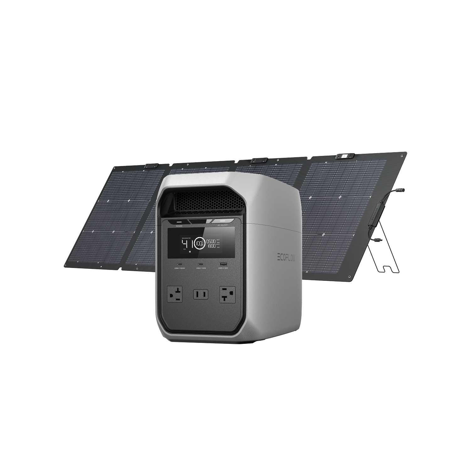 Load image into Gallery viewer, EcoFlow DELTA 3 Classic (1024Wh) + Smart Generator 3000 (Dual Fuel) - Flash Sale
